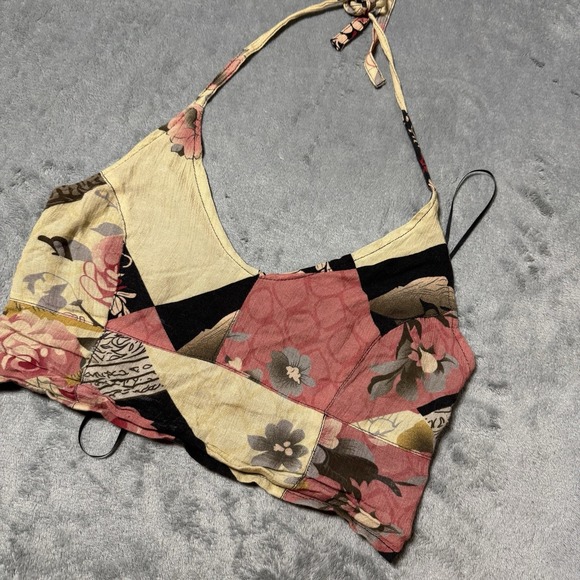 Free People Tops - Free People Rae Halter Top,‎ Paisley Size XS Floral Print Boho Indie